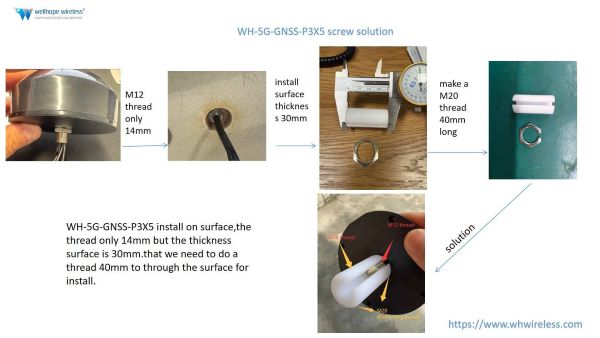 Penyelesaian skru WH-5G-GNSS-P3X5